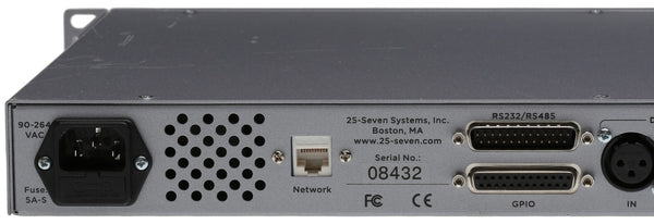 25 Seven AES Digital Audio Broadcast Profanity Program Delay Manager DUMP Button-www.prostudioconnection.com