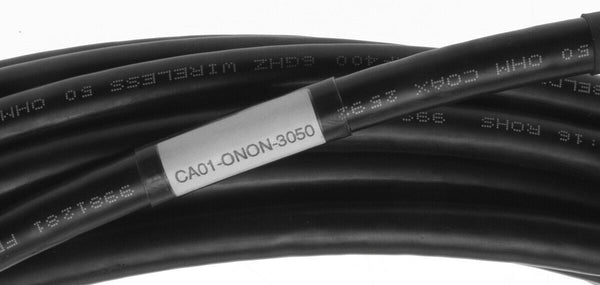 Spectracom CA01-0N0N-3050 50ft RG-8 Coax Cable 6GHz N Male RF400 Belden 7810A-www.prostudioconnection.com