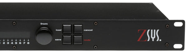 Z-Sys Z-8.8 1U AES Digital Detangler XLR BNC Coax TOSlink Audio Patchbay Router-www.prostudioconnection.com