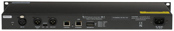 Wheatstone Vorsis M-1 AES Digital 96KHz Voice Processor Preamp Compressor M1-www.prostudioconnection.com