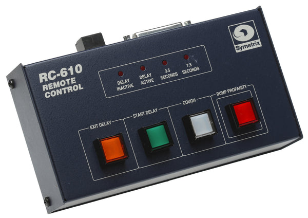 Symetrix Airtools RC-610 Remote Control for 6000 6100 Broadcast Profanity Delay-www.prostudioconnection.com