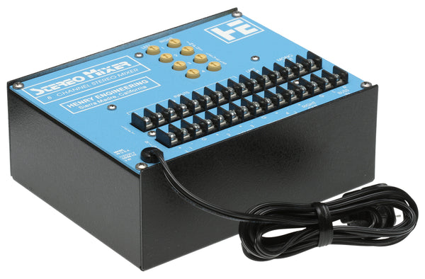 Henry Engineering 4 Stereo Channel (8 Mono) Utility Mixer for Balanced Audio [Used]-www.prostudioconnection.com