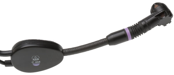 AKG C444 Head-Worn Condenser Electret Headset Microphone C 444 w/ Wind Shield-www.prostudioconnection.com