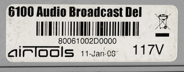 Symetrix Airtools 6100 AES Digital Audio Broadcast Profanity Delay DUMP Button-www.prostudioconnection.com