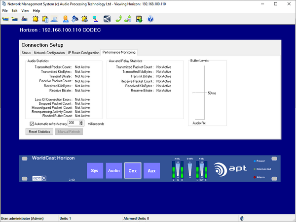 Worldcast Horizon APT-X Stereo Broadcast AES Digital Audio I/O IP Codec XLR AoIP-www.prostudioconnection.com