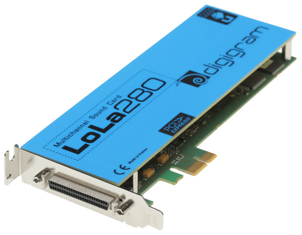Digigram LoLa280 Logging Skimmer 8 Channel HD Audio Recording PCIe x1 LP Card-www.prostudioconnection.com