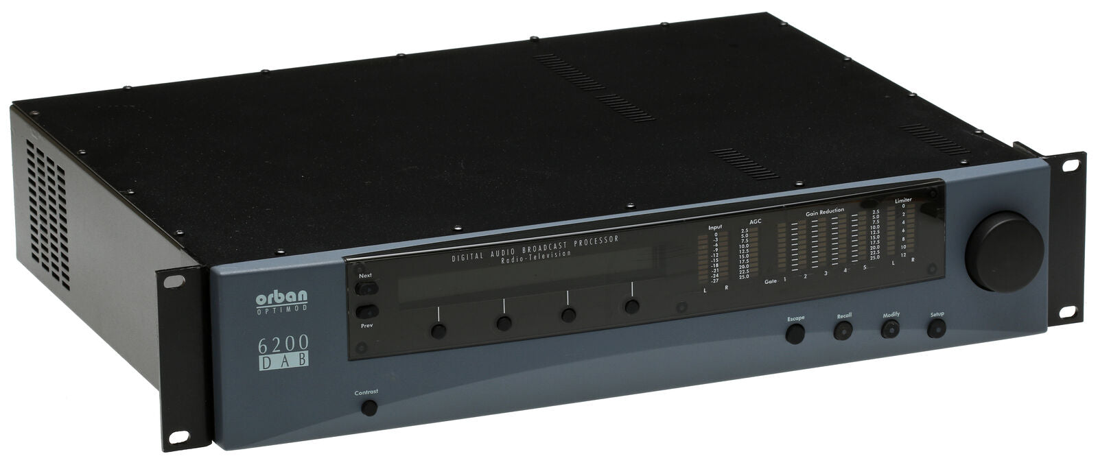 Orban Optimod 6200 DAB Streaming Podcast Processor 5-Band AES Digital Audio XLR [Used]-www.prostudioconnection.com