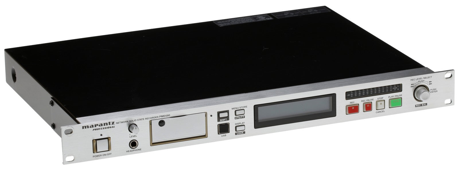 Marantz PMD580 Balanced XLR AES Digital Networked Solid State Recorder Rackmount-www.prostudioconnection.com