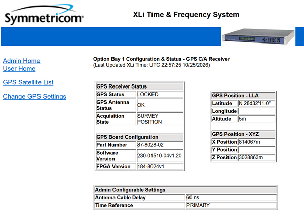 Symmetricom XLi OCXO UPGRADED GPS 8x LPN 10MHz Oscillator NTP Time Server IRIG-B-www.prostudioconnection.com