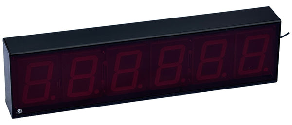 ESE ES-934U Large Red LED SMPTE/EBU TC90 Serial Timecode Wall Display Time Clock [Used]-www.prostudioconnection.com
