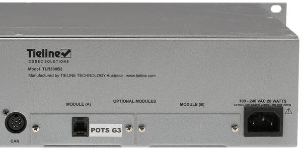 Tieline TLR300B2 Commander G3 IP POTS/PSTN Broadcast Audio Codec Rackmount AoIP-www.prostudioconnection.com