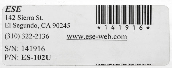 ESE ES-102U UPGRADED ublox GPS SMPTE/EBU TC90 Timecode LED Clock Time Receiver [Used]-www.prostudioconnection.com