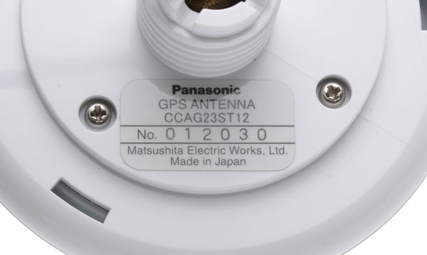 Panasonic GPS 26dB BNC Male 5V Antenna Pole Mount CCAG23ST12 Matsushita - NEW-www.prostudioconnection.com