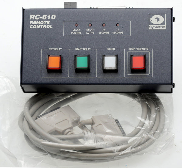 Symetrix Airtools RC-610 Remote Control for 6000 6100 Broadcast Profanity Delay-www.prostudioconnection.com