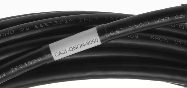 Spectracom CA01-0N0N-3100 100ft RG-8 Coax Cable 6GHz N Male RF400 Belden 7810A-www.prostudioconnection.com