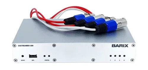 Barix Exstreamer 500 Bidirectional Broadcast Audio STL Audio Over IP Codec - NEW-www.prostudioconnection.com