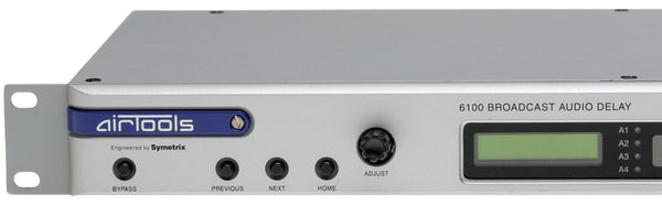 Symetrix Airtools 6100 Profanity Delay AES Digital Audio Broadcast DUMP Button-www.prostudioconnection.com