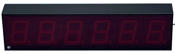 ESE ES-934U Large Red LED SMPTE/EBU TC90 Serial Timecode Wall Display Time Clock [Used]-www.prostudioconnection.com