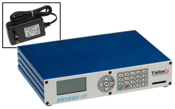 Tieline Bridge-IT Audio Over IP AAC Codec Internet AoIP SIP Endpoint TLB5100-www.prostudioconnection.com