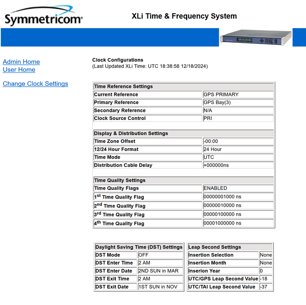 Symmetricom XLi Rubidium UPGRADED GPS 10MHz Oscillator NTP Time Server LOADED!!-www.prostudioconnection.com