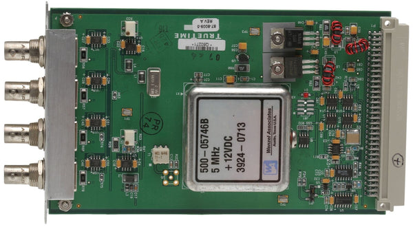 Symmetricom 87-8009-5 XLi Low Phase Noise 5MHz Quad BNC Output Card Microsemi [Used]-www.prostudioconnection.com