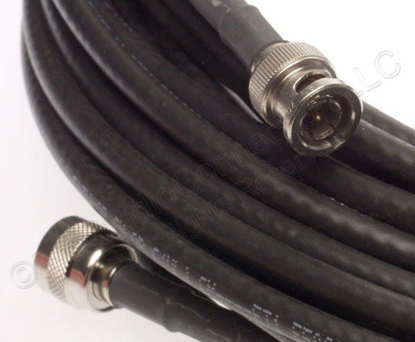 75 Feet Belden 9104 RG59 75 Ohm RF Coax BNC Male to TNC Male GPS TV CATV Antenna-www.prostudioconnection.com
