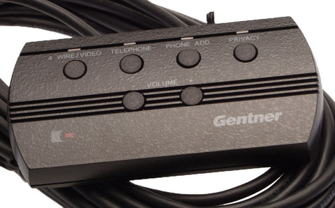 Gentner TI/GT Wired 6 Button 4 LED Conference Hybrid Remote Control 910-110-100-www.prostudioconnection.com