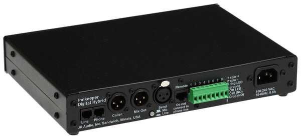 JK Audio Innkeeper 1x Digital Hybrid Broadcast Phone Audio Console Interface IFB-www.prostudioconnection.com