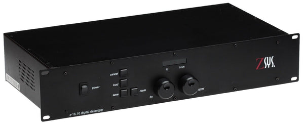 Z-Sys Z-16.16 Digital Detangler BNC TOSlink SPDIF to AES XLR Audio Router Switch-www.prostudioconnection.com