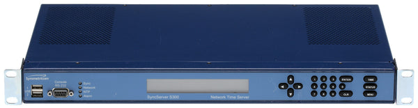Symmetricom SyncServer S300 PTP UPGRADED GPS NTP Network Time Server NEW DISPLAY-www.prostudioconnection.com