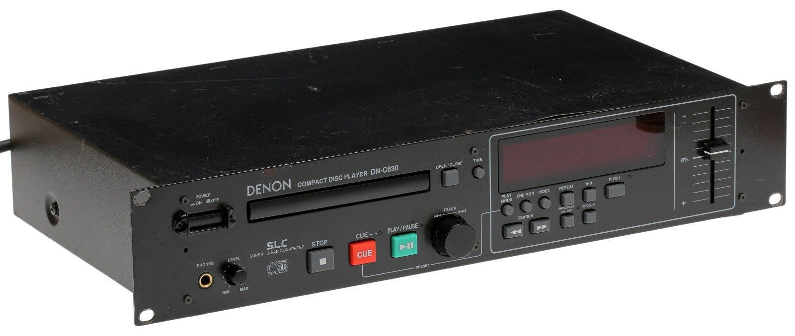 Denon DN-C630 Professional Rackmount CD Player SPDIF Balanced Analog XLR w/Pitch [Used]-www.prostudioconnection.com