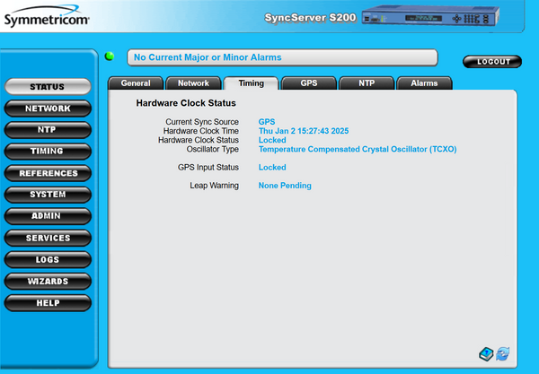 Symmetricom SyncServer S200 ublox UPGRADED GPS NTP Server Network Time Clock-www.prostudioconnection.com