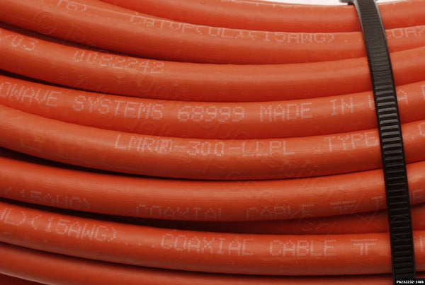 150' LMR-300-LLPL Low Loss Plenum RG8X 50 Ohm Times Microwave Coaxial TNC to BNC-www.prostudioconnection.com