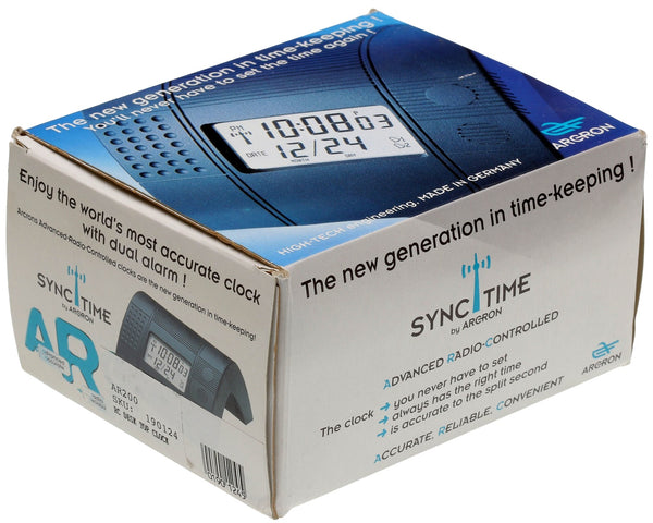 Arcron Sync Time WWVB Radio Controlled Atomic LCD Digital Display Alarm Clock [Used]-www.prostudioconnection.com
