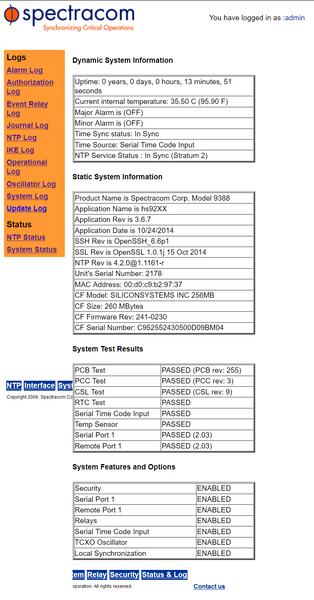 Spectracom 9388 NetClock Timecode NTP Network Time Server Protocol Ethernet IPv6-www.prostudioconnection.com
