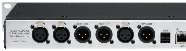 Telos Z/IP ONE w/ AES Remote Audio Over IP Codec Internet Transmission Endpoint-www.prostudioconnection.com