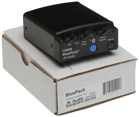 JK Audio BluePack Broadcast Bluetooth Cellphone Microphone Headphone Interface-www.prostudioconnection.com