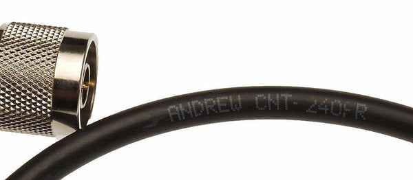 Coax 30in Pigtail N Male to SMA Male Andrew CNT-240-FR RG-8X 50Ω Jumper Cable-www.prostudioconnection.com