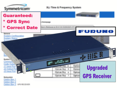 Symmetricom XLi TCXO UPGRADED Furuno GPS NTP Time Server 10MHz Oscillator PPO-www.prostudioconnection.com