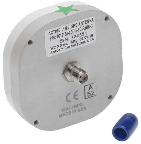 2 Inch GPS Antenna L1/L2 33dB Gain 3.3V 5V 12V or 24V Power SMA Connector - NEW-www.prostudioconnection.com