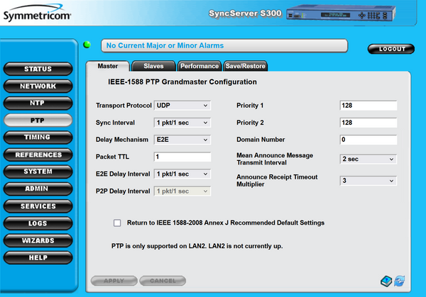 Symmetricom SyncServer PTP S300 UPGRADED GPS NTP Network Time Server NEW DISPLAY-www.prostudioconnection.com