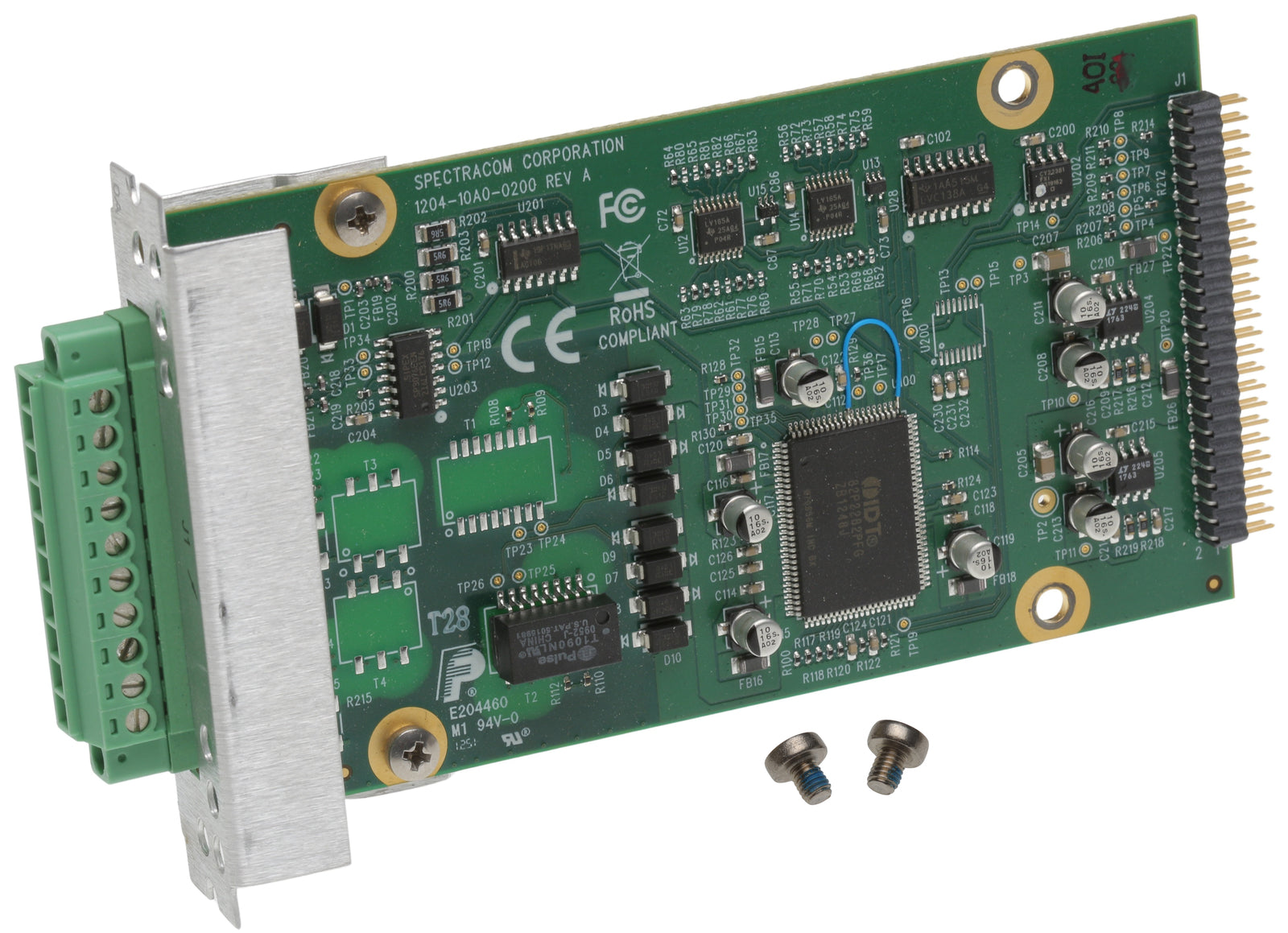 Spectracom Securesync 1204-0A T1 E1 RS-485 Expansion Option Card 1.544 2.048 MHz [Used]-www.prostudioconnection.com