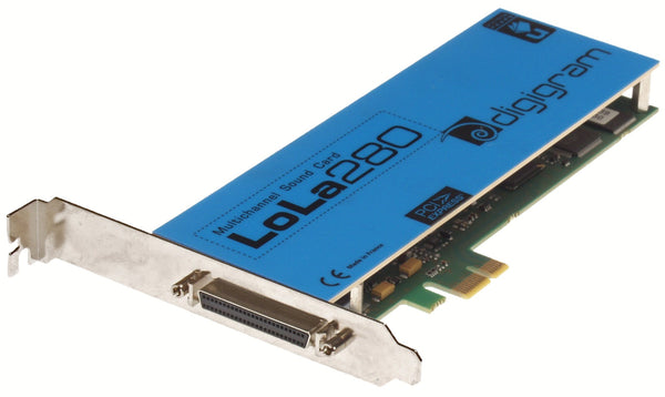 Digigram LoLa 280 Logging Skimmer 8 Channel HD Audio Recording PCIe Sound Card-www.prostudioconnection.com