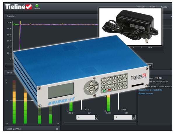 Tieline Bridge-IT TLB5100 Audio Over IP AAC Codec Internet AoIP SIP Endpoint-www.prostudioconnection.com