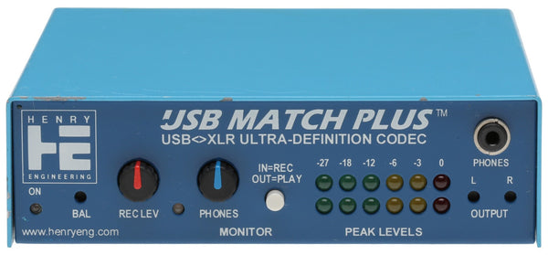 Henry Engineering USB Matchbox Plus Broadcast AES Digital Balanced Analog Audio [Used]-www.prostudioconnection.com