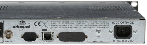 Orban Optimod 6300 DAB AES/EBU 5-Band Web Digital Audio Processor CBS Loudness [Used]-www.prostudioconnection.com