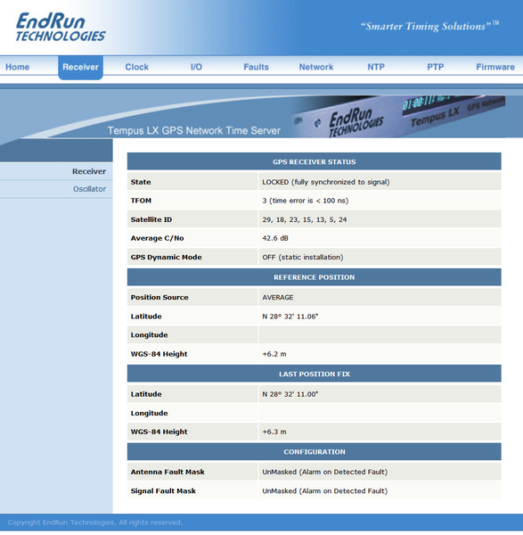 Endrun Technologies Tempus LX OCXO GPS Network NTP Time Server Clock w/ HTTP-www.prostudioconnection.com