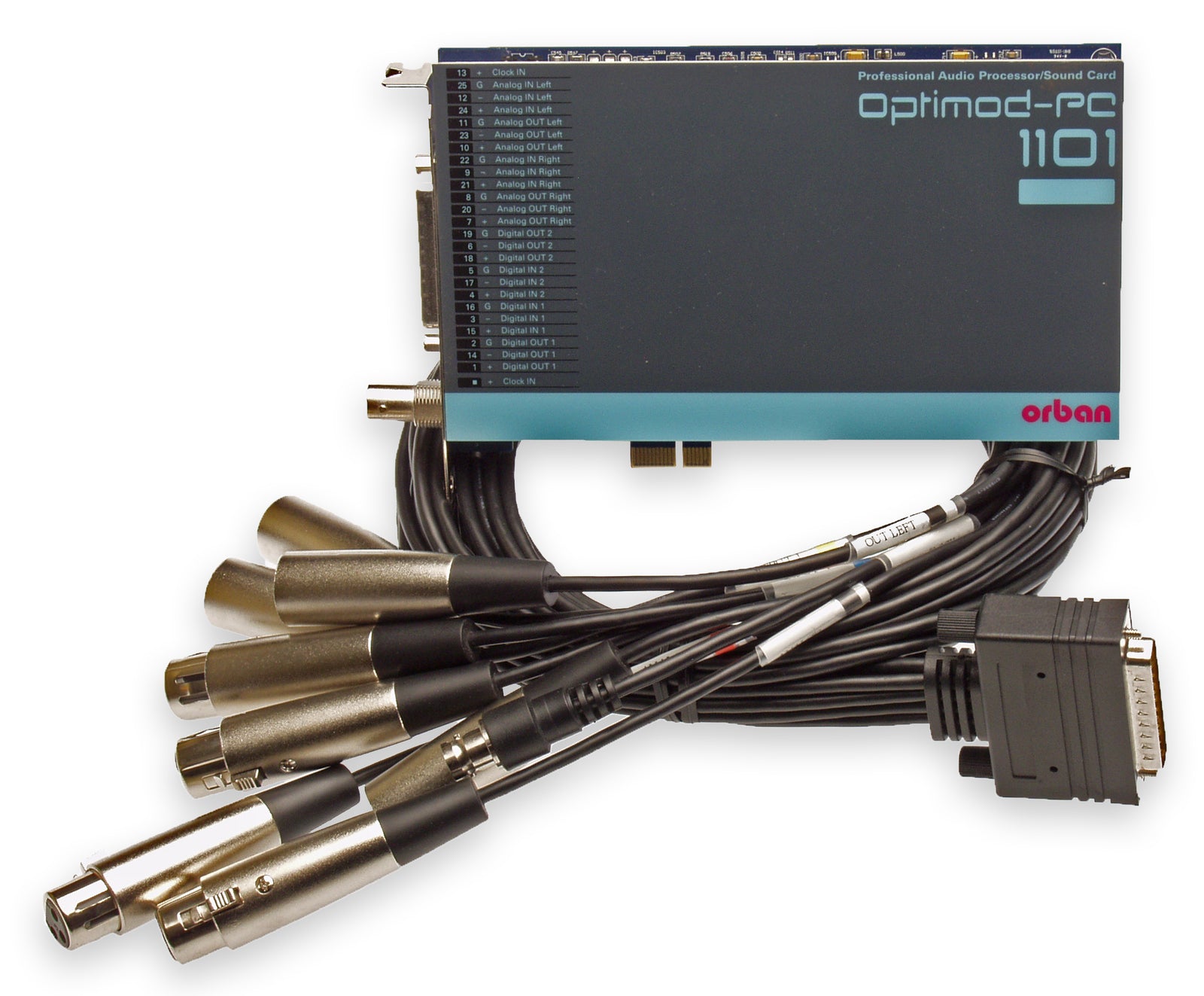 Orban Optimod PC1101e 5-Band Digital Audio On-Air Processing PCIe Card PC-1101-www.prostudioconnection.com