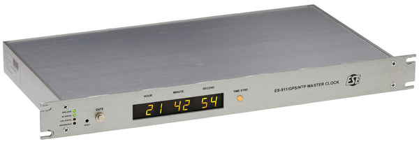 ESE ES-911 NTP GPS Network Time Server TC90 IRIG-B Serial Timecode LED Clock-www.prostudioconnection.com