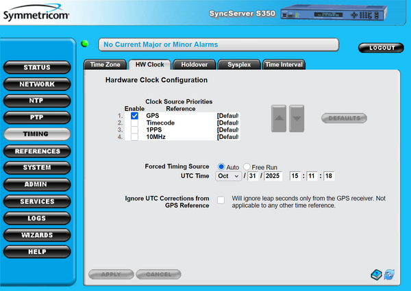 Symmetricom PTP SyncServer S350 Furuno UPGRADED GPS NTP Network Time Server 10Mh-www.prostudioconnection.com